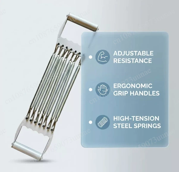 Spring puller, chest expander, household fitness equipment, 7 chest springs to adjust arm strength, men's exercise