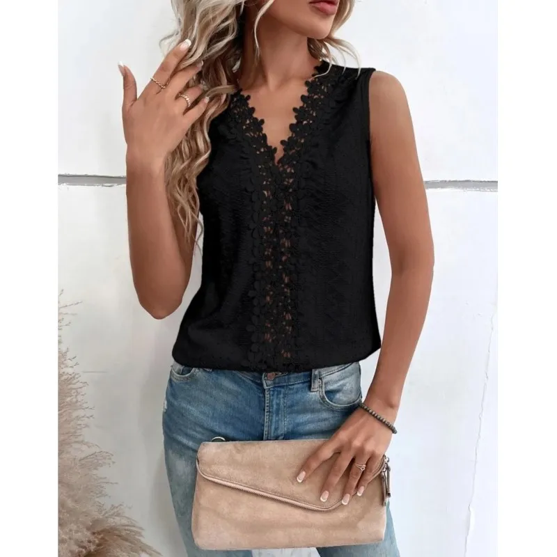 Solid Casual Loose Blouses For Women Fashion 2024 Summer Vintage Women\'s Oversized Shirts And Blouses Elegant Youth Female Tops