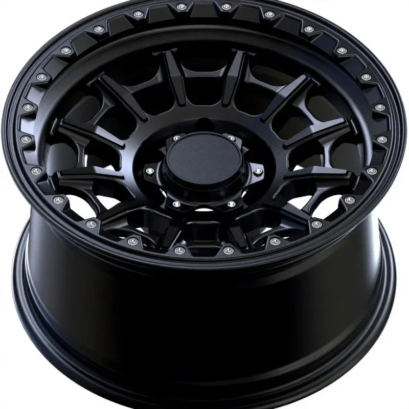 Heavy Duty Spin Forged Black Aluminum Alloy Wheel Hubs 17 18 Inch 8.5J 9.0J Universal Offroad Pickup Truck Modification Accessor