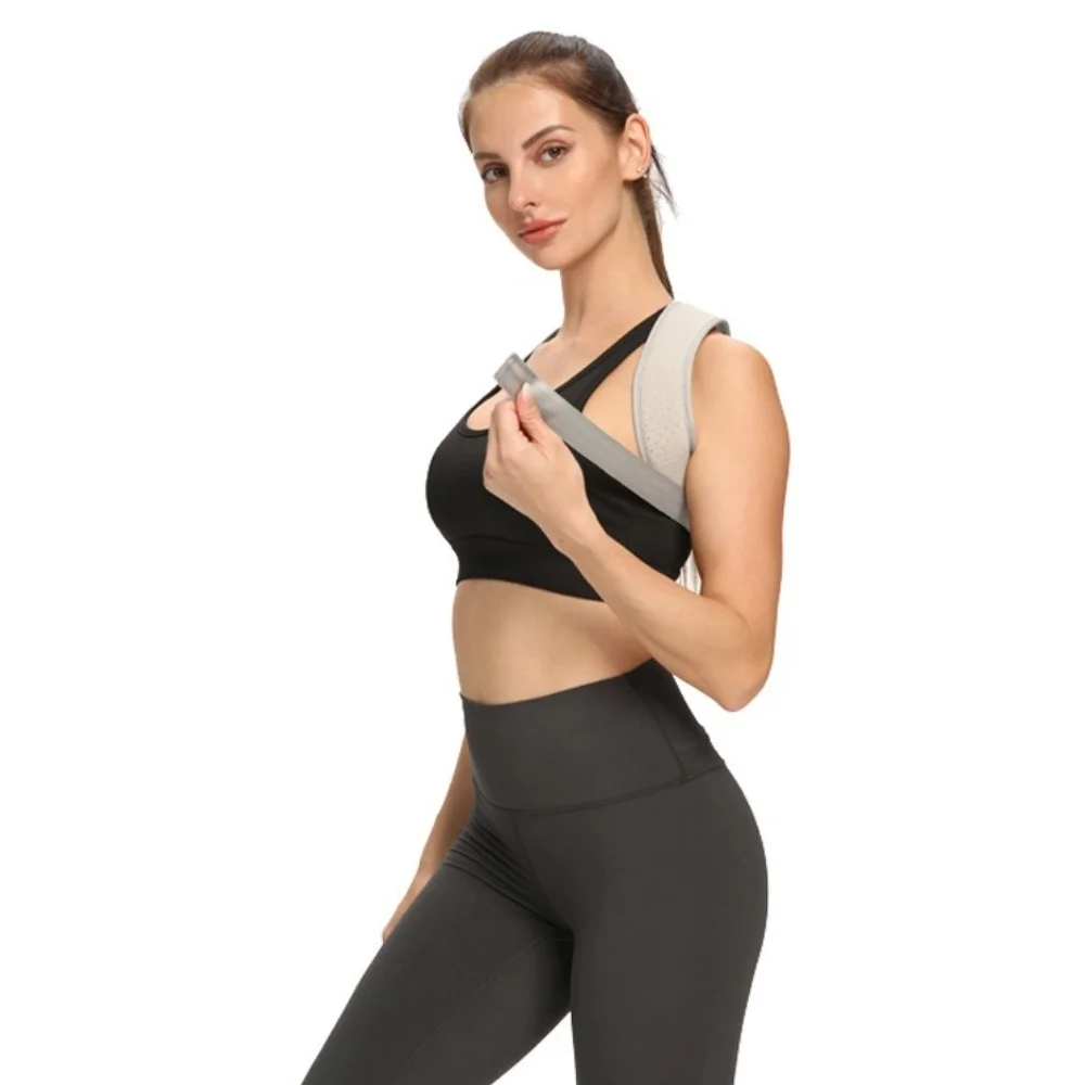 Back Shoulder Posture Corrector Adjustable Belt Clavicle Spine Support Reshape Your Body Home Office Sport Upper Back Neck Brace view 3