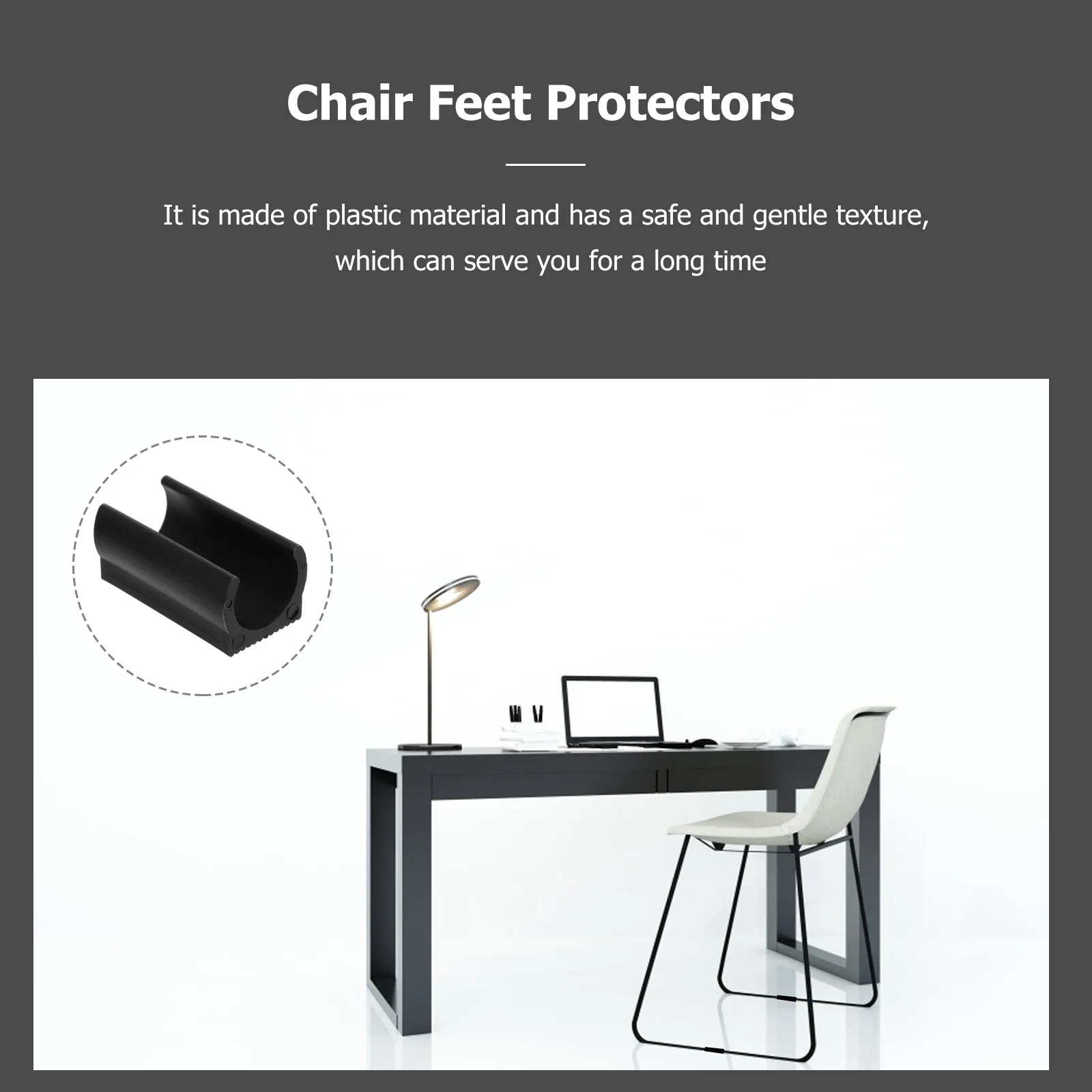 50Pcs Anti Slip Pads Non Skid Furniture Protector Chair Foot Covers Table Trampoline Leg Caps Black Trampoline Leg Covers
