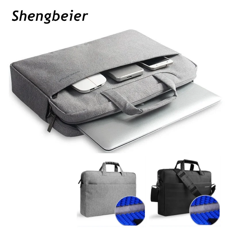 Brand Nylon Messenger Shoulder Laptop Bag 15.6,16, Inch Notebook Handbag Case Computer PC Shockproof Waterproof Dropship