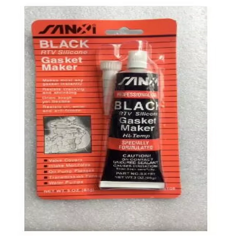 

6 шт. 82180 ультрачерный максимальная маслостойкость RTV производитель силиконовых прокладок 85 г