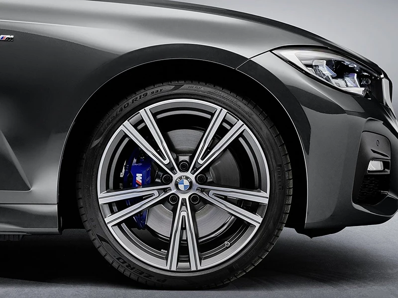 7pcs BMW Emblem Set 82mm 74mm 45mm 56mm 68mm Car Front Hood Logo Rear Trunk Badge Wheel Center Hub Caps Steering Wheel Sticker