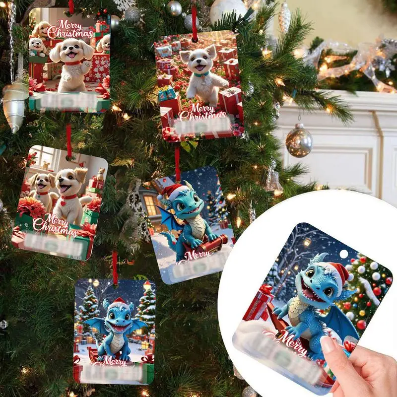 

Christmas Unique Money Holders For Cash 8X Animal Novelty Money Cash Card Holder Tree Decorations Paper Money Cash Holder