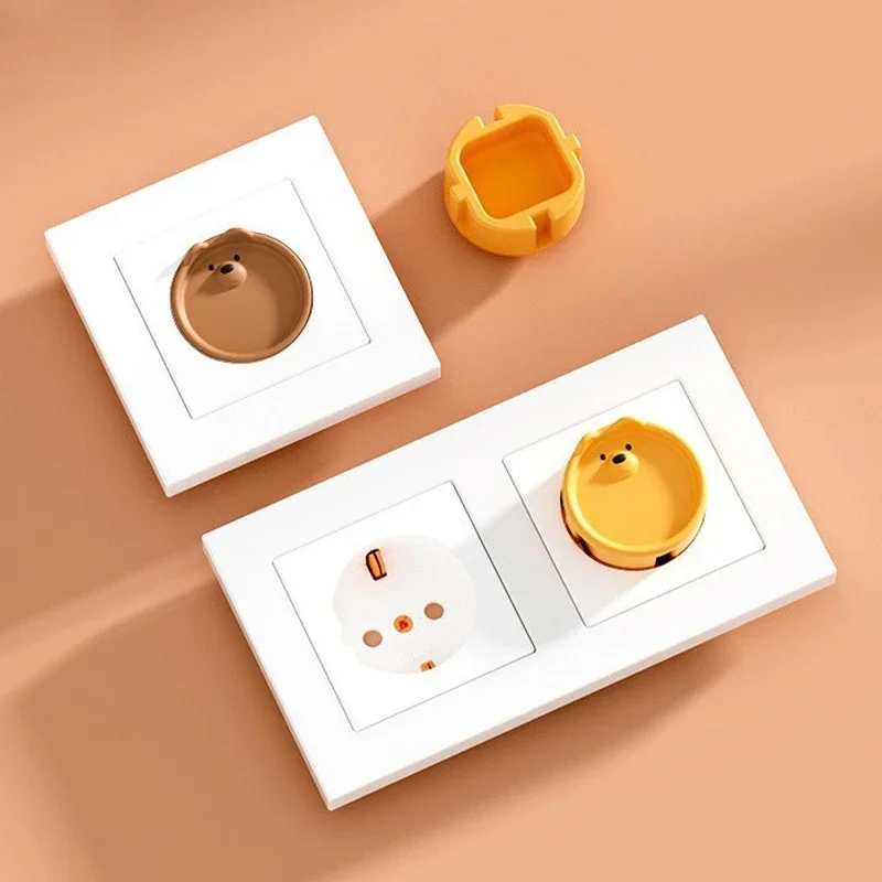 5 قطعة مقبس حماية سلامة الطفل الغطاء الواقي لطيف الكرتون الأطفال منع الصدمات الكهربائية غطاء حماية الغبار #2