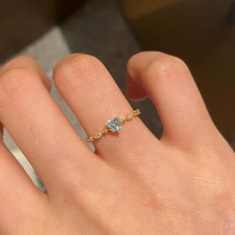 GANPUP Süße Modische Emaille-Blumen Verstellbare Ringe für Frauen Paare Modischer Neuer Fingerring Schmuck Valentinstagsgeschenk Party – Detail 6