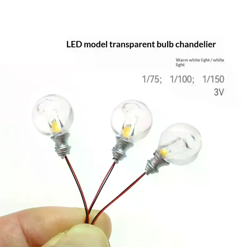 5pcs 3V Miniature Led Lamp Model Lights For 1/87 1/100 1/150 Diy Model Making/Dollhouse Decor/Dioramas Supply/Micro Landscape