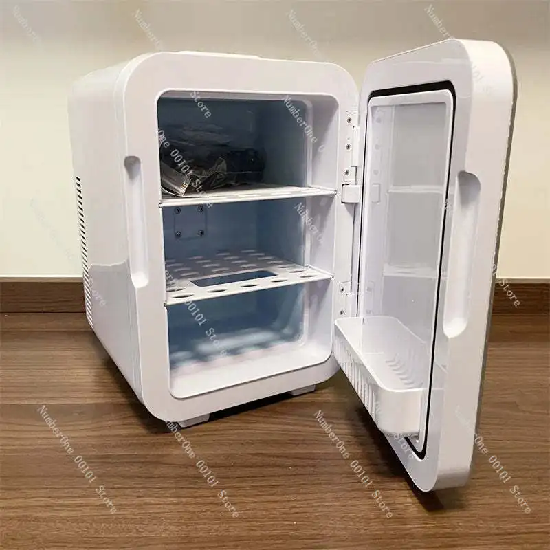 

12V Mini Car Refrigerator 6L Portable Cosmetics Cooler Compact Silent Operation US Plug