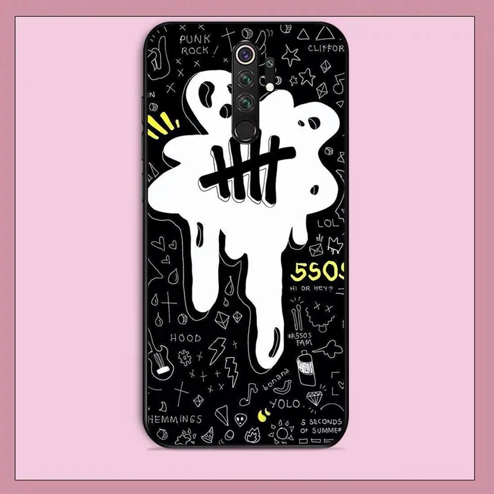 Seconds-of-Summers-5SOS Phone Case For Redmi Note 4 X 5 A 6 7 8 T 9 9S 10 11 11S 11Epro Poco M3 Pro