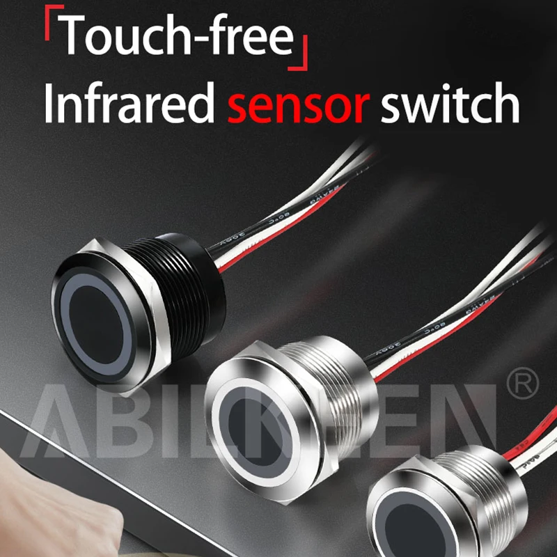 

IB19W, IB22W Touch Free Infrared Sensing Switch IP68 Waterproof Switch With Light Oxidation/Stainless Steel Material Switch
