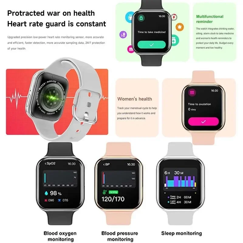 2025 moda Smartwatch serie 10 para hombre mujer NFC IP68 reloj inteligente aplicación GPS seguimiento llamada telefónica para Xiaomi Iphone 16 17 Huawei