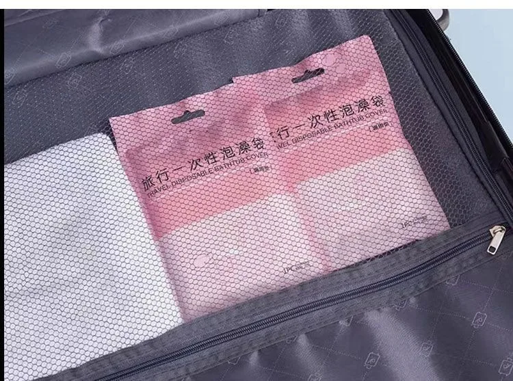 3 حقيبة سفر لحوض الاستحمام المحمول - حوض استحمام ساخن للاستعمال مرة واحدة للفندق/الخارج، ملحق حمام سهل التنظيف للتجميل والعناية الصحية #3