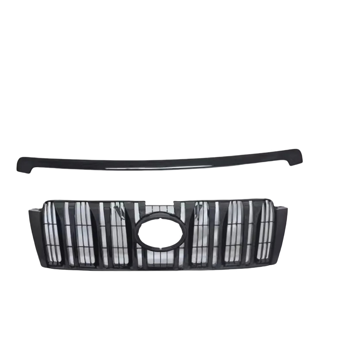 Front Bumper Grill Mask Radiator Grille Hood trim  for Toyota land cruiser prado 10-13