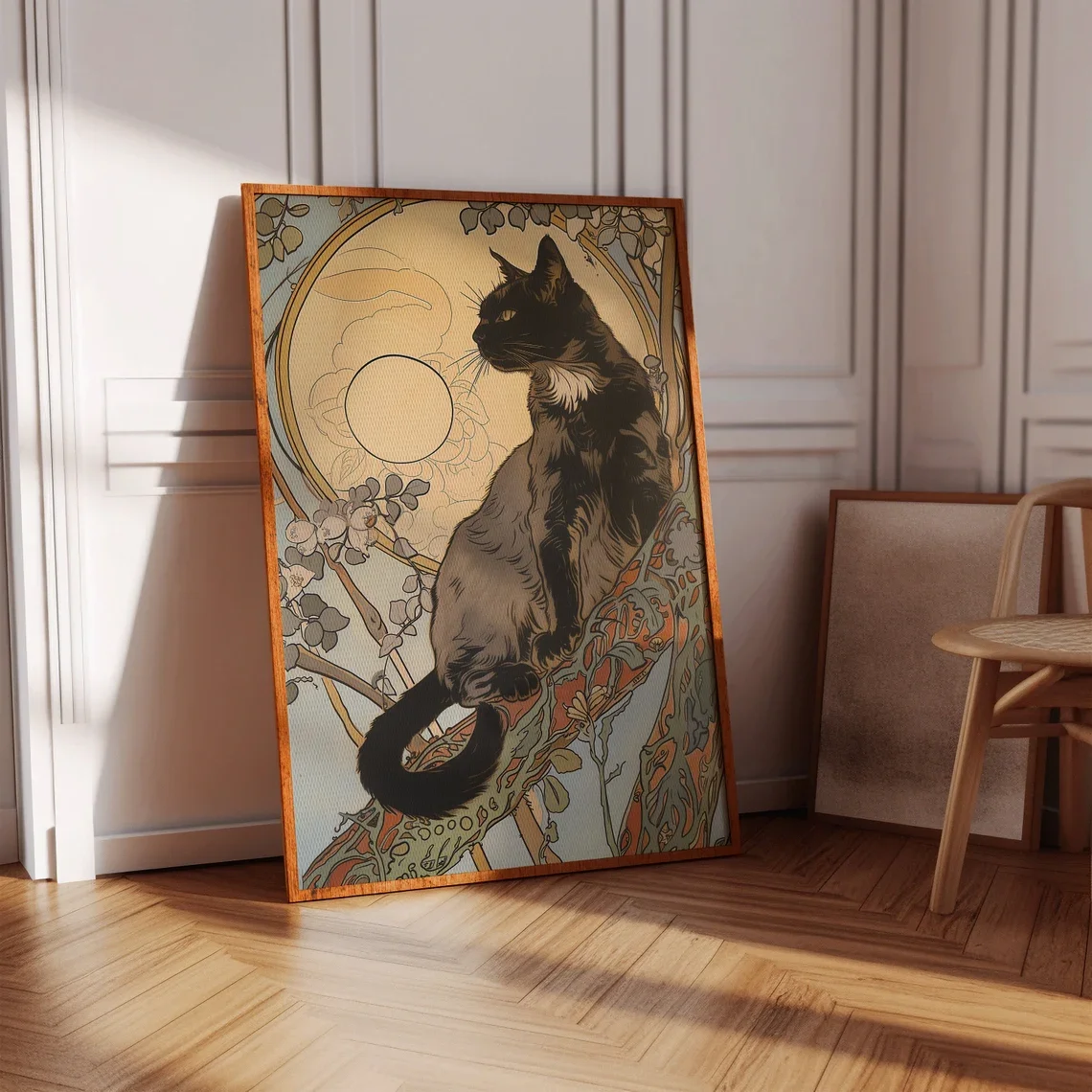 Dekorasi Dinding Kucing Hitam - Family Tree Print ulasan dan harga