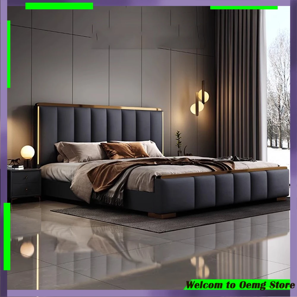 Unique Modern Minimalist Double Bed Stylish Headboards Perfect Cozy Bedrooms Home Accessories Sleeping Solutions Decoration