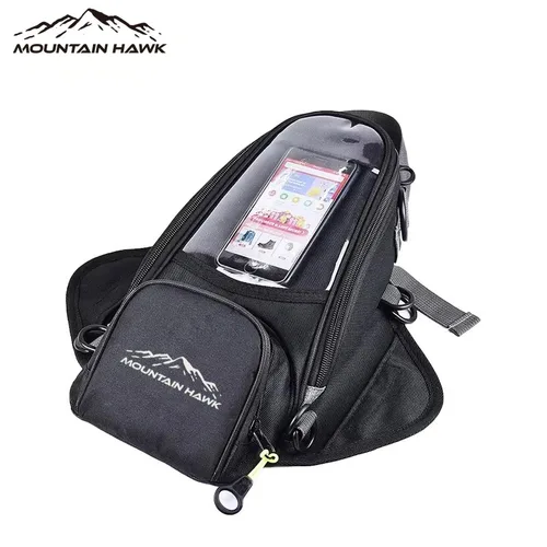 Imagen 1 del producto Bolsa de combustible para motocicleta, tanque de navegación para teléfono móvil, paquete de depósito de aceite pequeño multifuncional