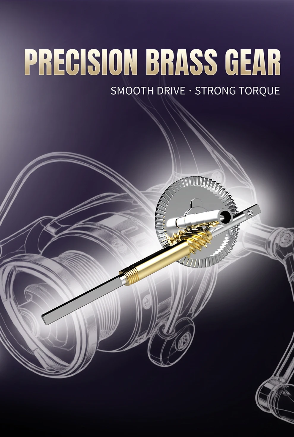 Huidiao 139g/8.4oz Ultraleichte Angelrolle 500er Serie Kompakte Spinnrolle 4kg Max. Bremskraft 5.2:1 Tragbar für Feinfühliges Angeln – Detail 4