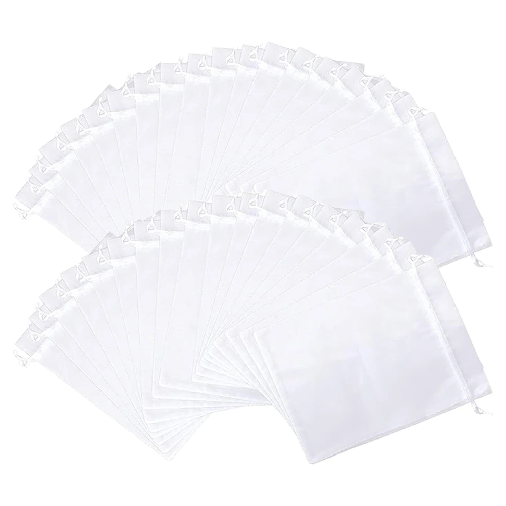 

50pcs Fruit Protection Bags 20x30cm Mesh Net Insect-proof Lightweight Storage Garden Strawberries Tomatoes Blueberries Fruit