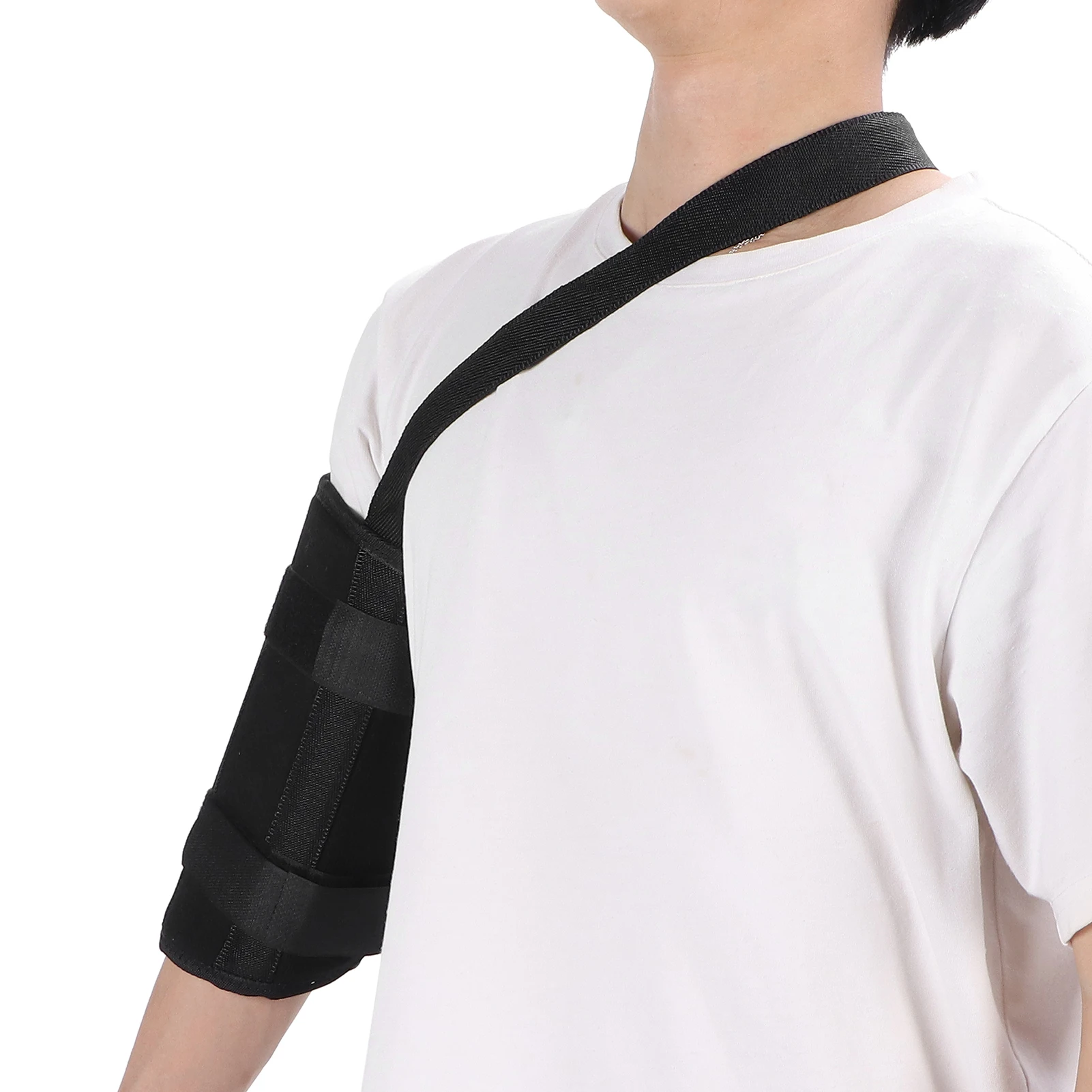Adjustable Shoulder Support Brace Breathable Shoulderr Brace for Cuff Shoulder Support Brace Compatible with Left Right Hands