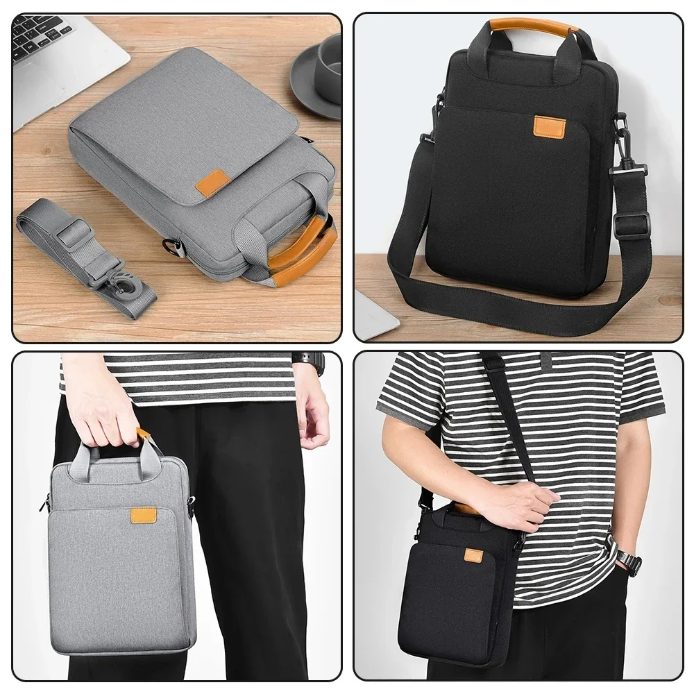 Tablet Shoulder Sleeve Bag For IPad air pro 12.9" , IPad Air 10.9" Surface Go 3/2 Galaxy Tab A 10,Laptop Pouch Handbag Birefcase - Image 6