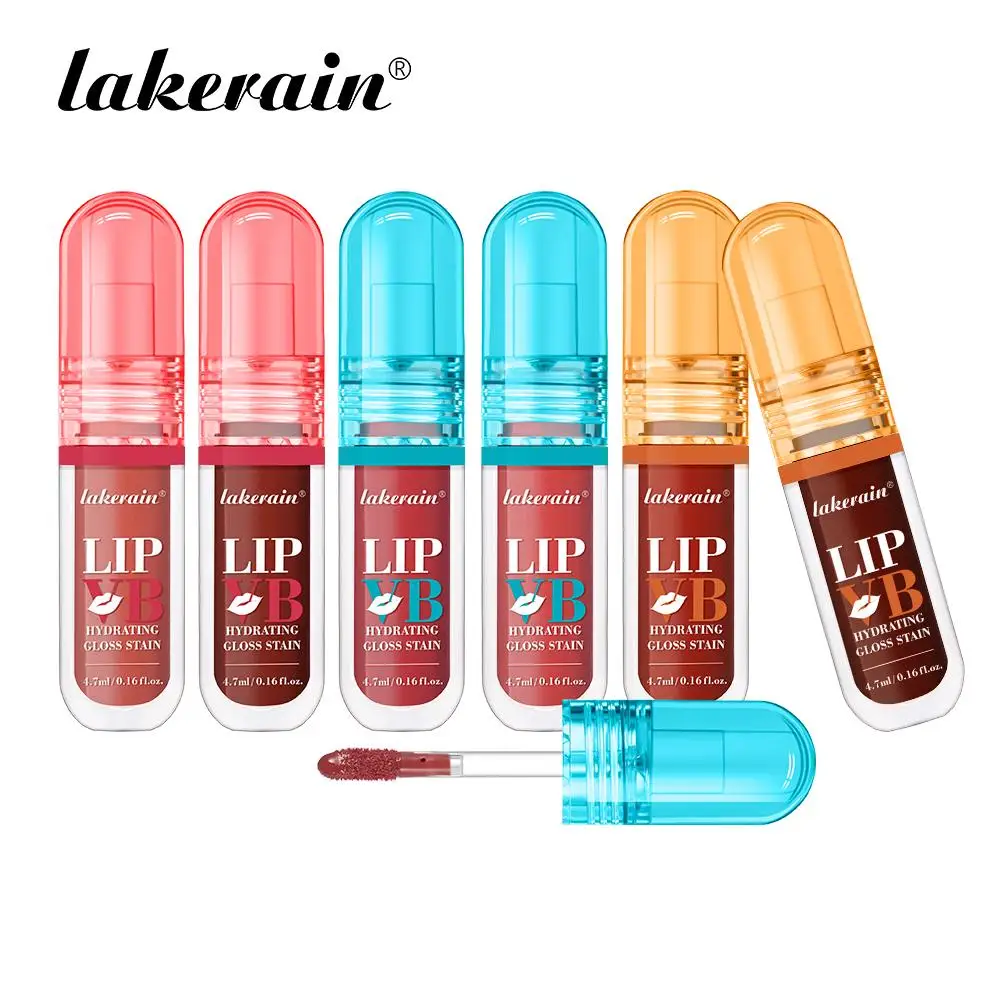 

6-color instant gloss vitamin B lip gloss, vanilla vitamin B12 enhances complexion, moisturizing and hydrating