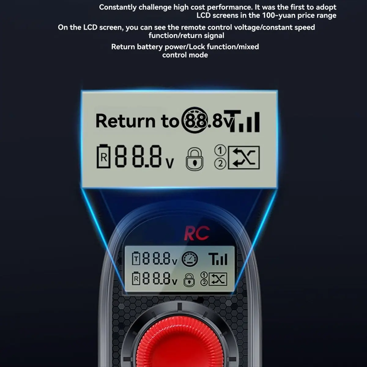 

A26Z -650 650 6CH 2.4GHz Radio System Transmitter Remote Controller with 600 PWM 6 Channel Receiver for RC Boat