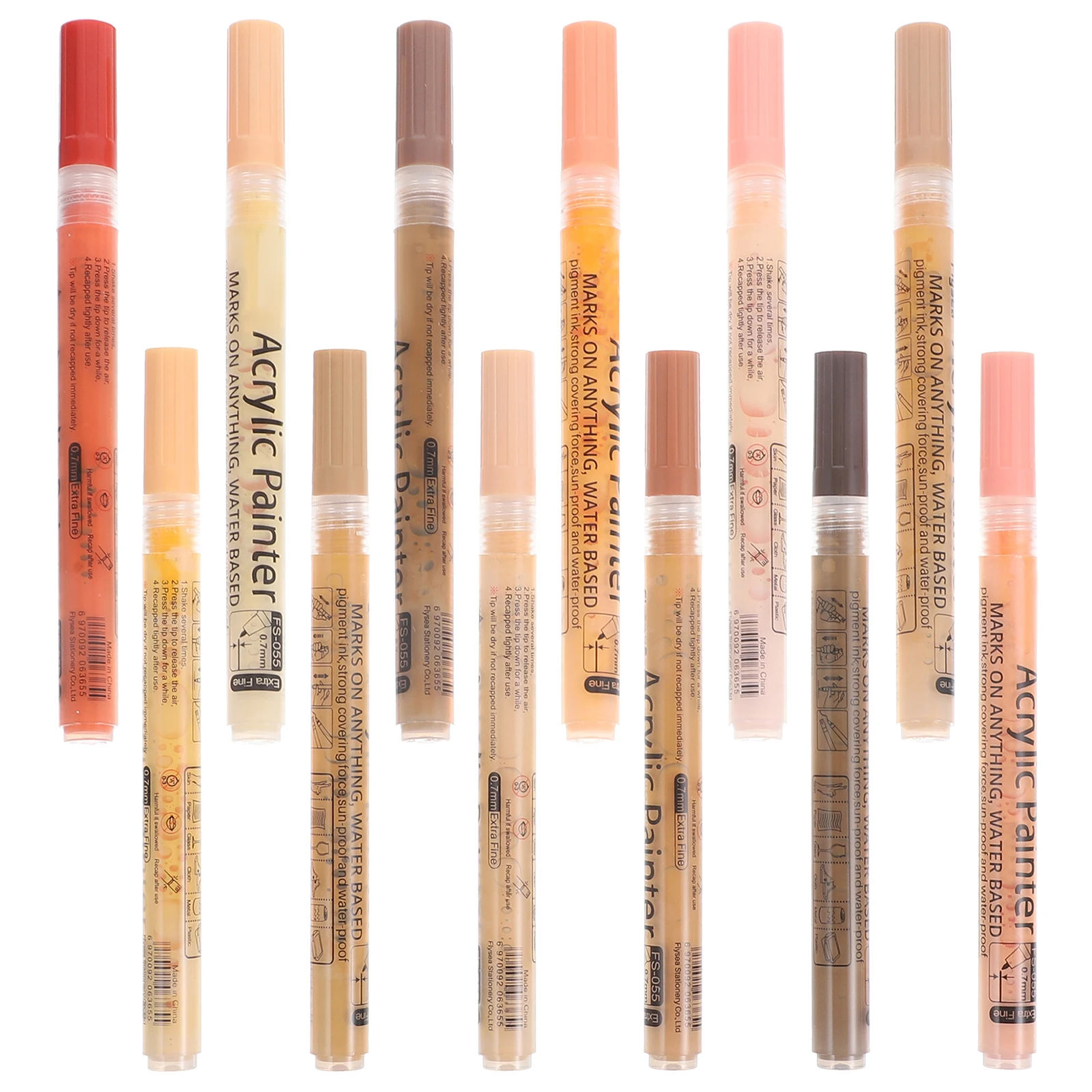 

Skin Color Marker Polymer Clay Painting Markers Artist Pens Paper for Artists Plastic Acrylicmaker