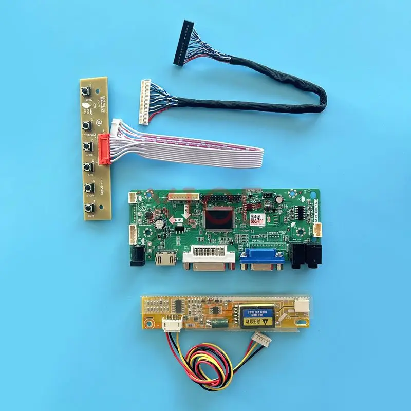 MNT68676 LCD Controller Board Fit LTN154P1 LTN154P2 LTN154P3 Monitor Kit DIY 1CCFL HDMI-Compatible 30Pin LVDS VGA DVI 1680*1050