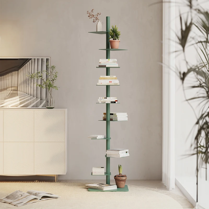 

Accessories Standing Bookcases Corner Minimalist European Personalized Book Shelf Display Storage Prateleira Unique Furniture