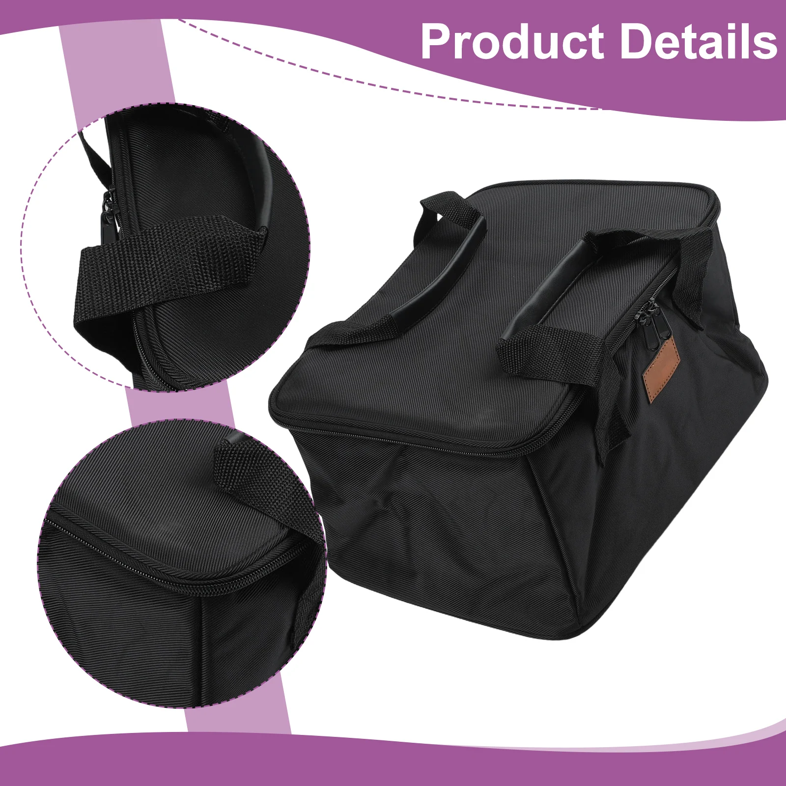 Camping Cooking Organizer - Black Insulated Picnic Set Multi-functional Camping