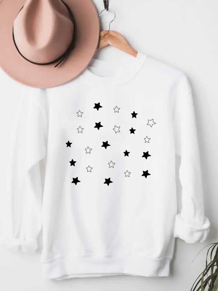 

Star Sweet 90s Printing Autumn Fall Spring Clothes Fashion Ladies Women Female Clothing Graphic Pullovers Print Sweatshirts