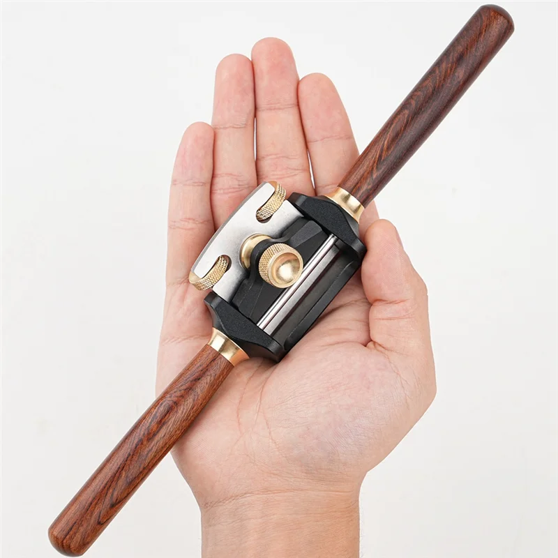 Plaina de pássaros para carpintaria, plaina de um forro, ajuste fino, fundo plano, arco, mini plaina, modelo de instrumento musical diy