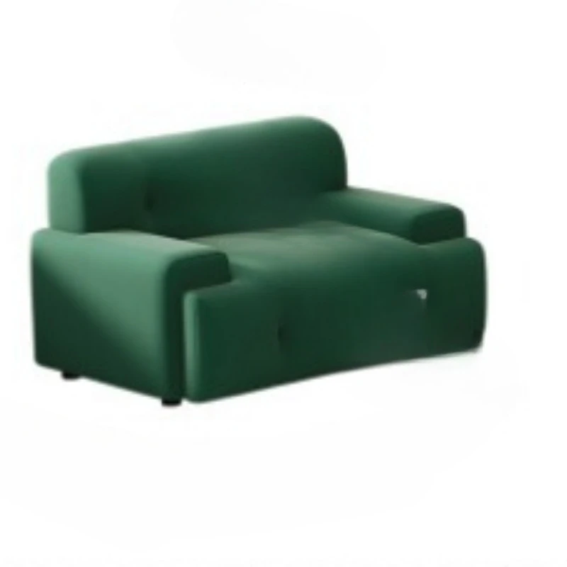 Minimalist Rochburg sofa freehand space size apartment living room modern simple Italian fabric straight row three people