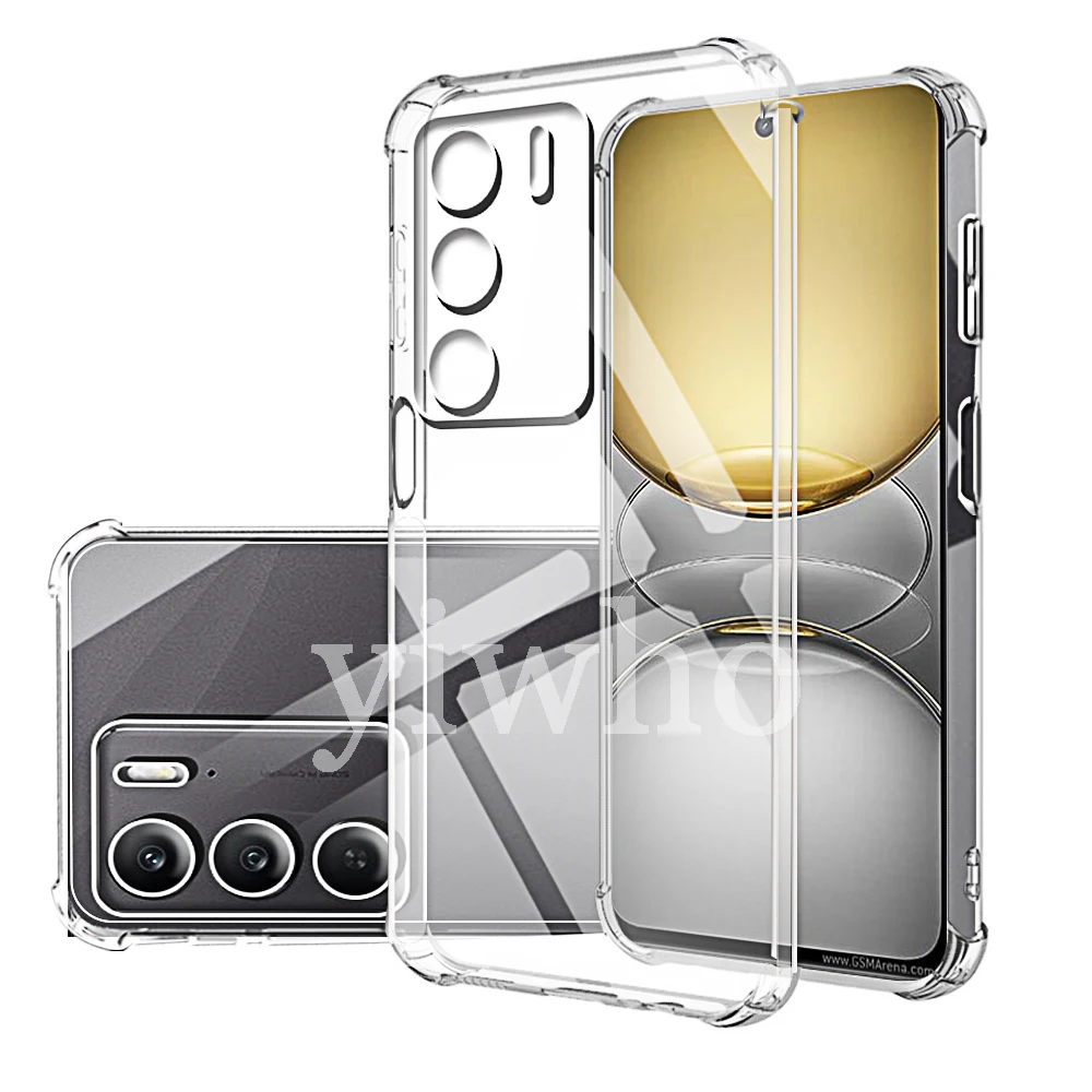 Transparent Phone Case for Oppo Realme C75 C67 C65 C60 C55 C53 C51 C35 C33 C31 C30 Shell Protective Camera Back Clera Covers