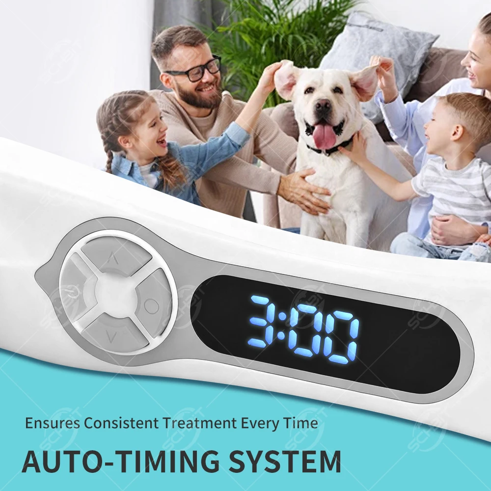 

VOE1 Pet Ear Canal Ozone Therapy Device Silent Home Cleaner for Dogs Cats Auto Timer Mite Removal Pet Ear Ozone Therapy