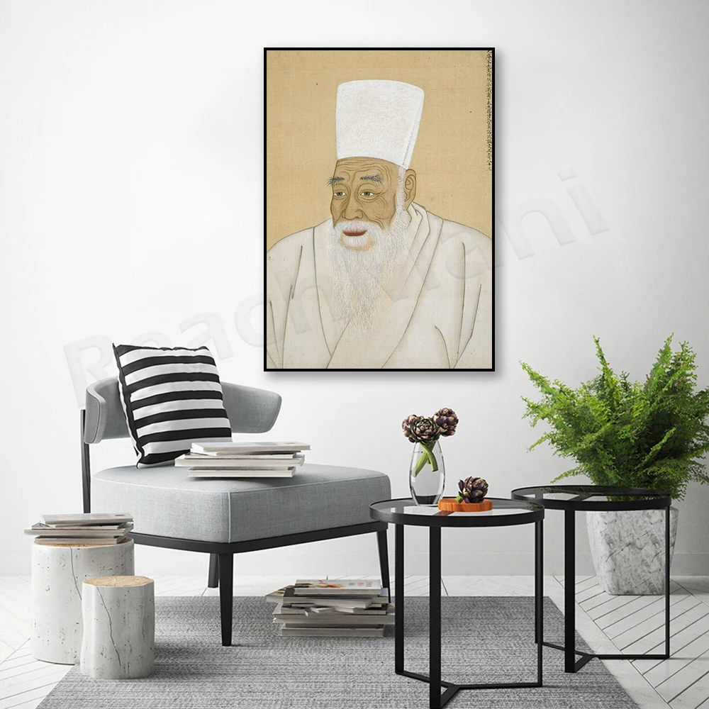 Korea Poster Art Noble North Korea Portrait Art Print Canvas Painting Poster Picture Living Room Home Decoration