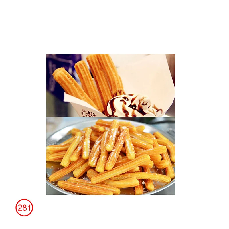 

Commercial Latin fruit machine Latin fruit machine for stalls Spanish small dough equipment frying machine Churros