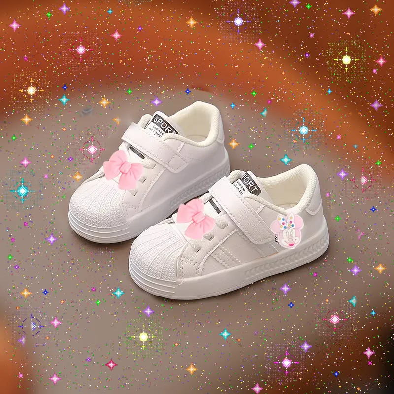 

Spring/Summer new first walkers DISNEY mickey Minnie Mouse Girl Sneakers Kids Running Shoes Boy Casual Shoes Baby Toddler Shoes