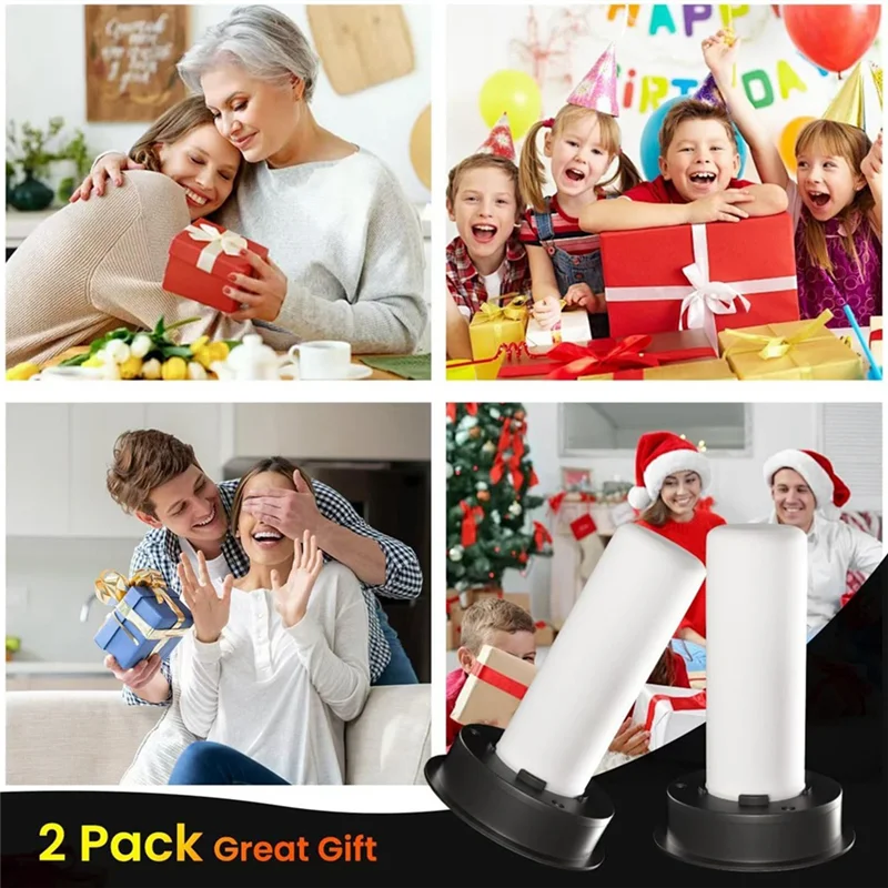 

A74E-2 Pack Replacement Solar Light Tops With Flickering Flame,Waterproof Outdoor Solar Light Parts Lantern Replacement Kit