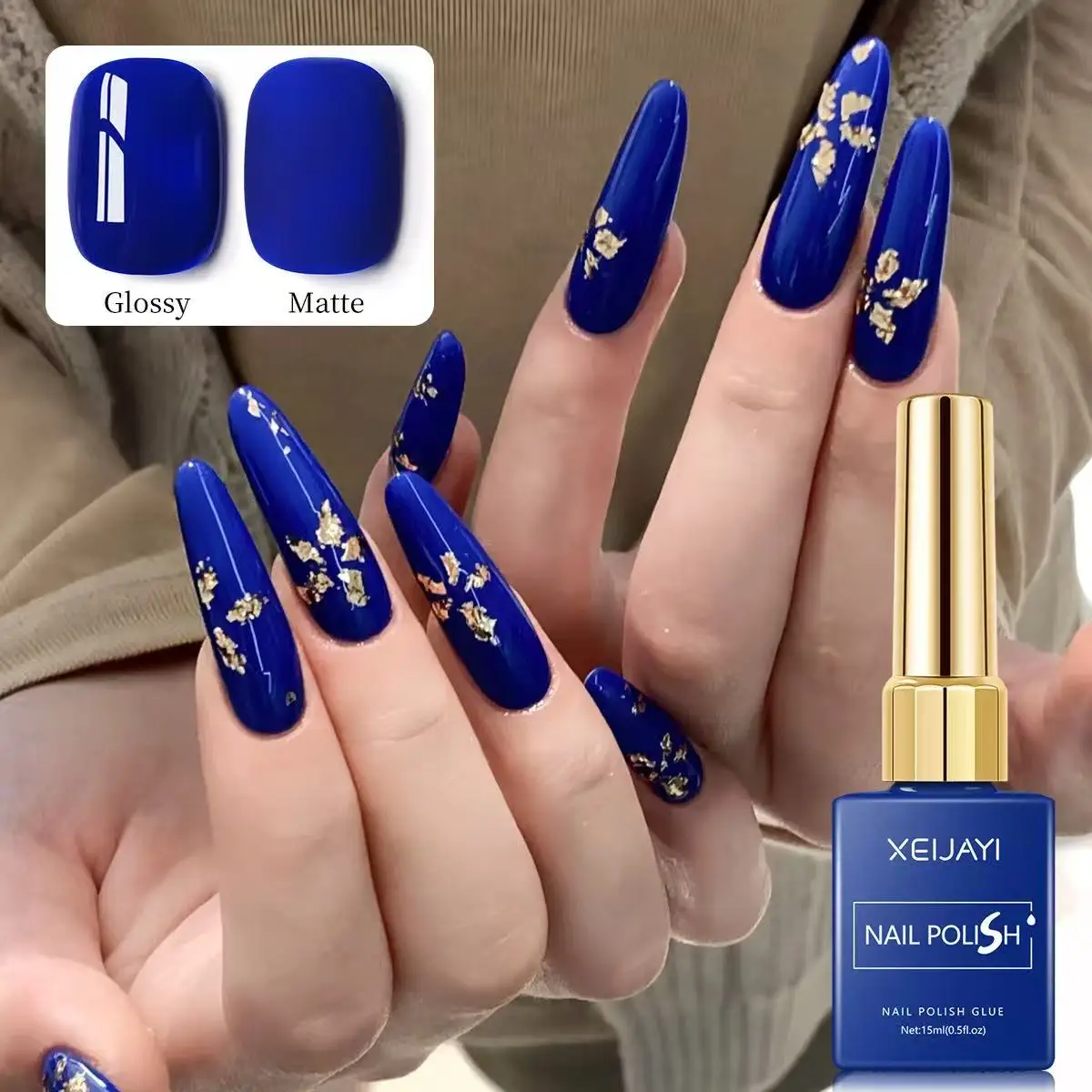 

1 шт., 15 мл, Klein Blue Gel, чистый лак для ногтей, гель для ногтей, полупостоянный, замачиваемый, УФ-светодиодный, строительный гель-лак