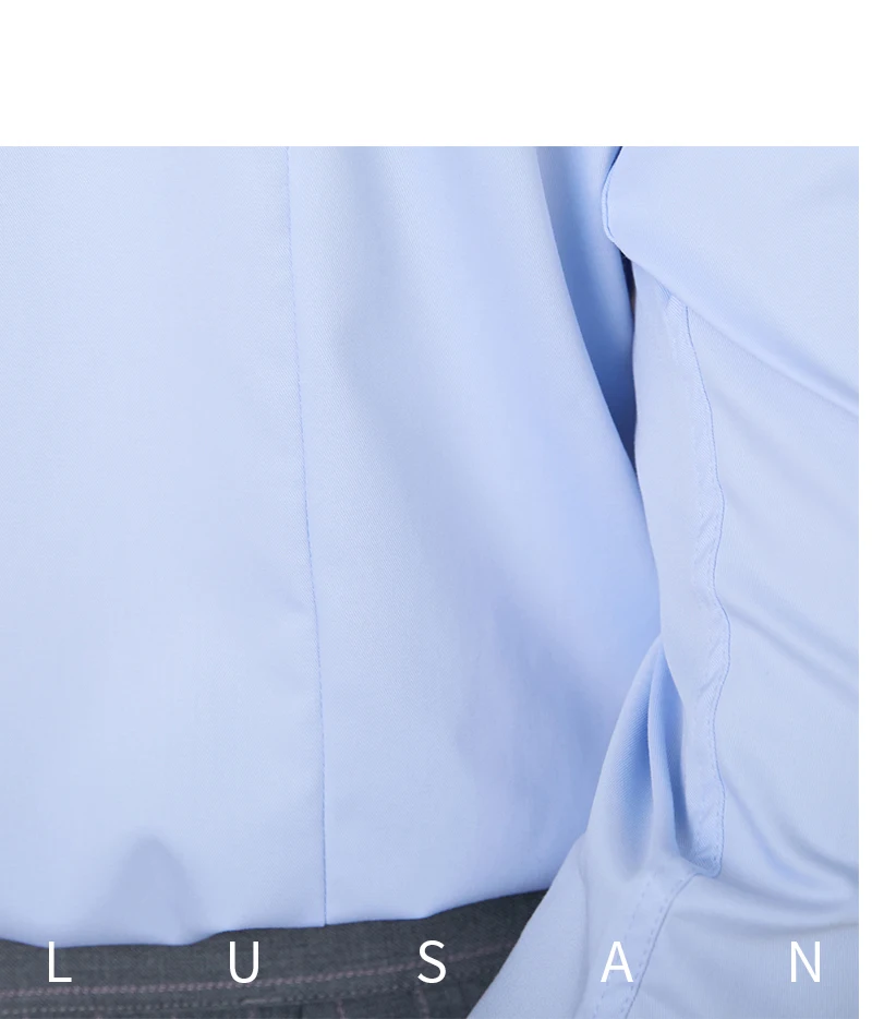 Herr. Deer San Gentry Langärmliges, bügelfreies Hemd mit italienischem Windsor-Kragen. Hautfreundliches, dreifaches, schmal geschnittenes Business-Hemd – Detail 38