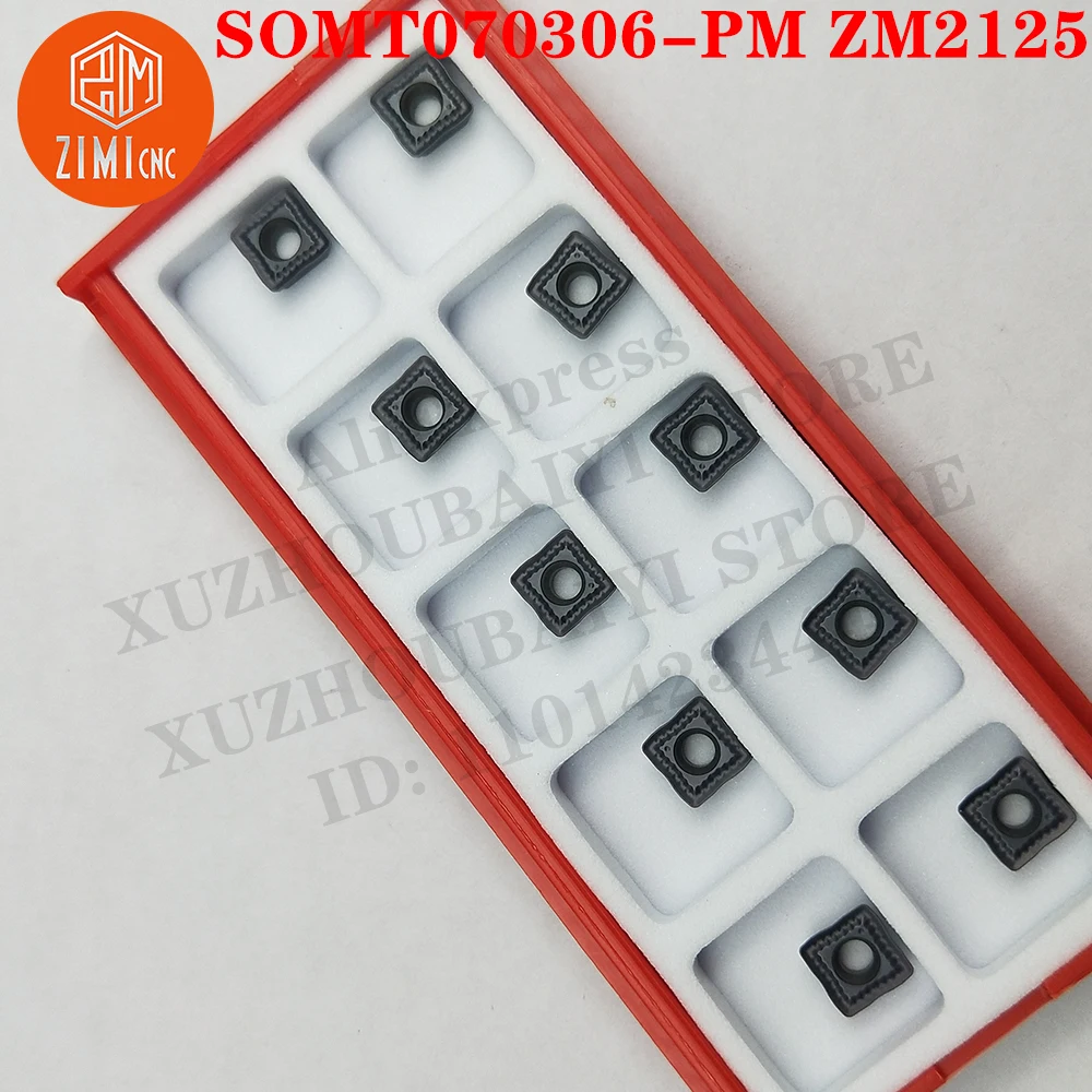 SOMT070306-PM ZM2125 SOMT070306-PM Carbide Inserts U Drill Inserts Tool CNC tools metal lathe mechanical cutting tool SOMT070306