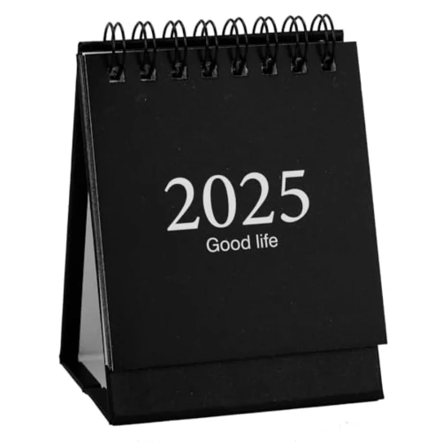 2025 Desk Calendar Sng Flip Mini 2025 Desktop Calendar for Planning Organizing Daily Scheduler Suit for Home School Office Tabl