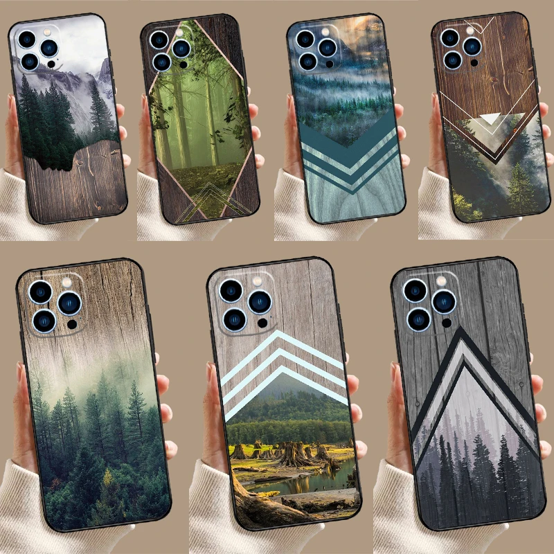 Wood Nature Pattern Case For Samsung Galaxy S26 S25 S24 Ultra S20 FE S21 S22 S23 Plus S10 S25 FE Cover Couqe