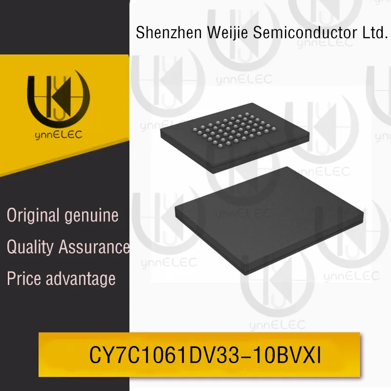

Original CY7C1061DV33-10BVXI SRAM VFBGA-48(8x9.5)