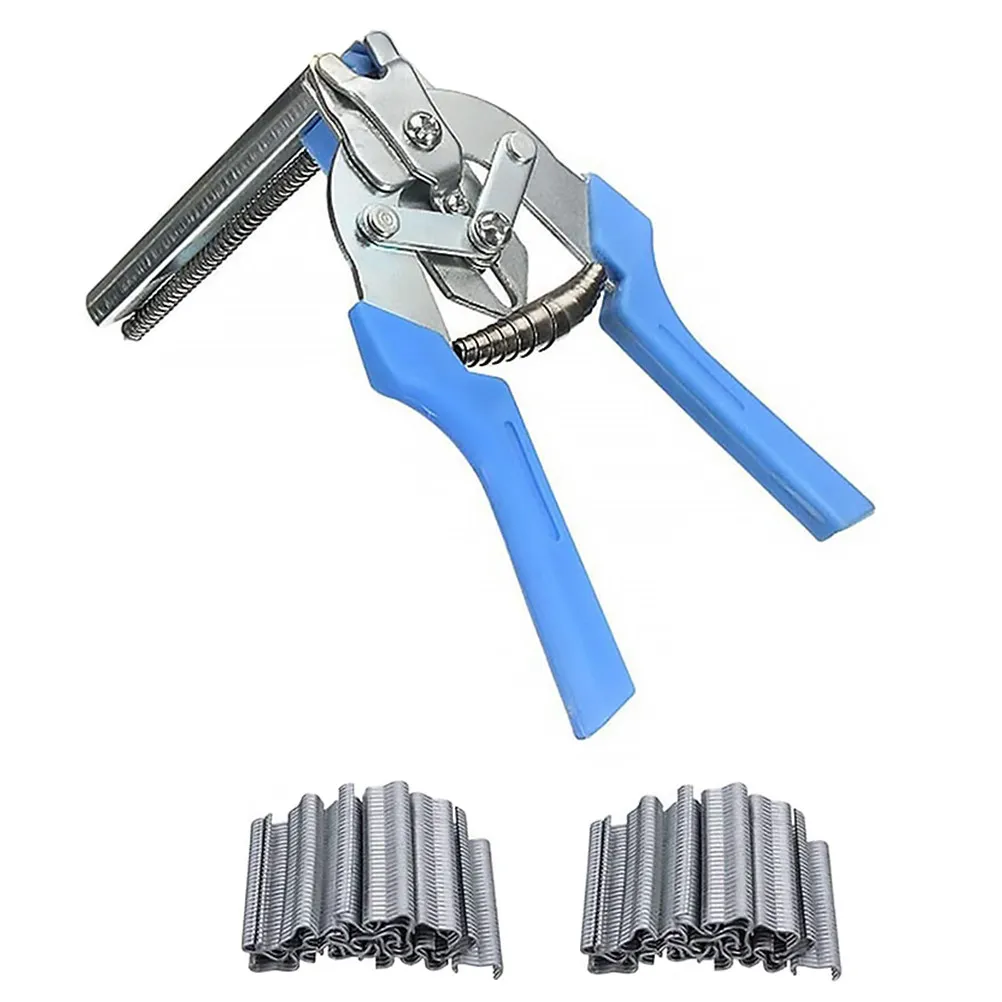 High-Strength Ring Plier Tool for Poultry Cage Wire Fencing Repair – Semi-Automatic Hand Tool with Rings Box