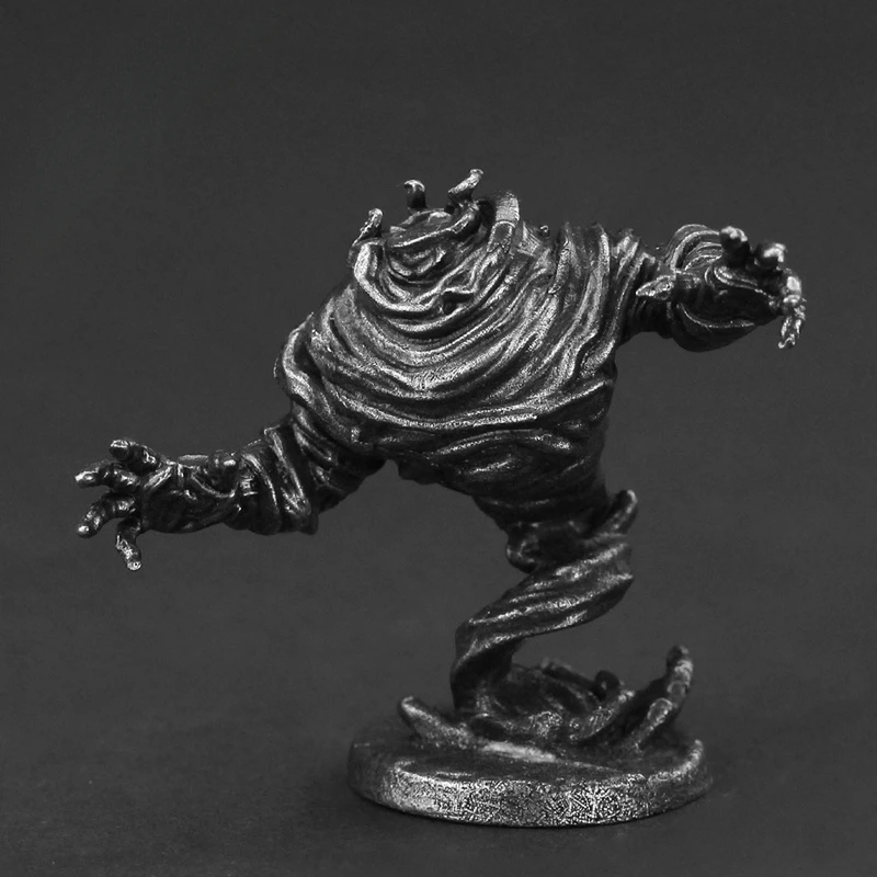 Metal Monster Ancient Soldier Action Figures - Desktop Car Interior Miniature Ornament Board Game Piece Collectible Model Toy