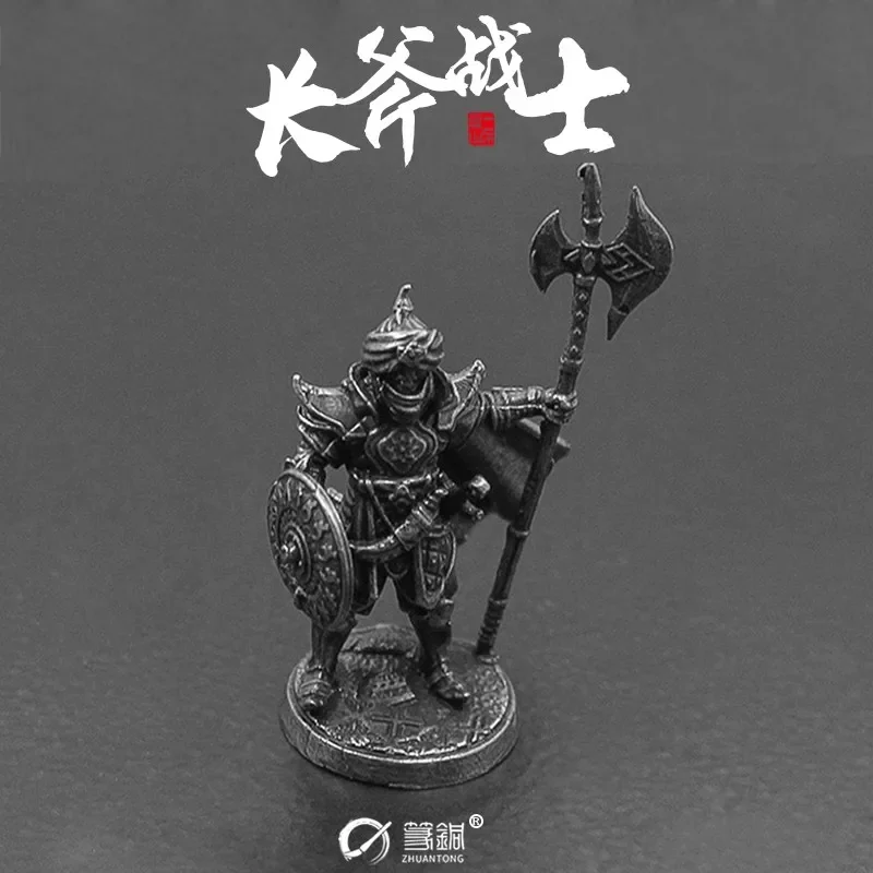 Arab Warrior Model Toys Action Figures Cupronickel Board Game Ancient Shogunate Warriors Miniature Ornament Accessories Figurine