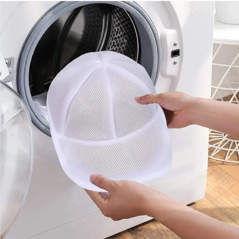 Anti-Deformation Baseball Hat Washers with Hat Rack Dishwasher Safe Cap Cleaner Laundry Bag Durable Sturdy Hat Protector Racks